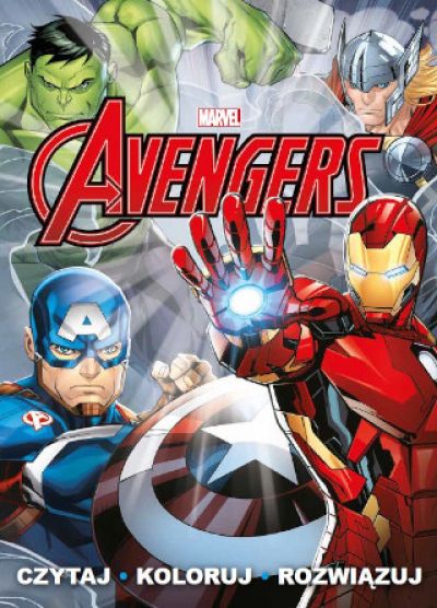 Czytaj Rozwiązuj Koloruj Marvel Avengers [2021]